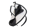 Tyra Black & White Bow Fascinator