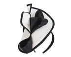 Tyra Black & White Bow Fascinator