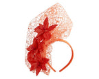 Romie Floral & Mesh Fascinator