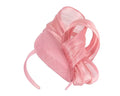 Cindy Bow & Pill Box Fascinator - Dusty Pink