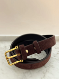 Suede Buckle Belt