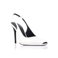 Priscilla Peep Toe Pump - White