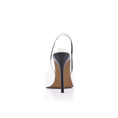 Priscilla Peep Toe Pump - White