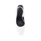 Priscilla Peep Toe Pump - White