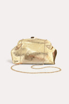Sienna Clutch - Metallic Gold