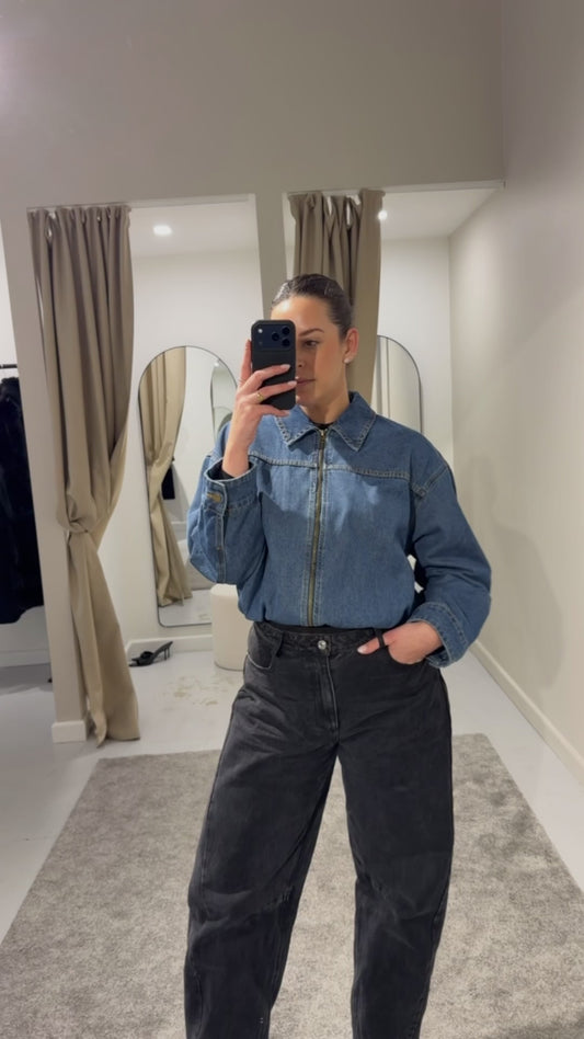 Taylor Denim Bomber