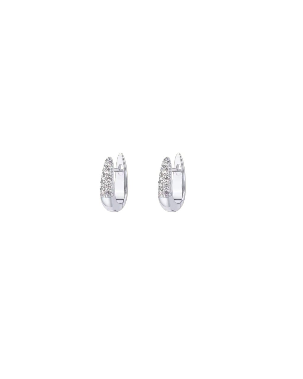 Sienna Pave Hoops