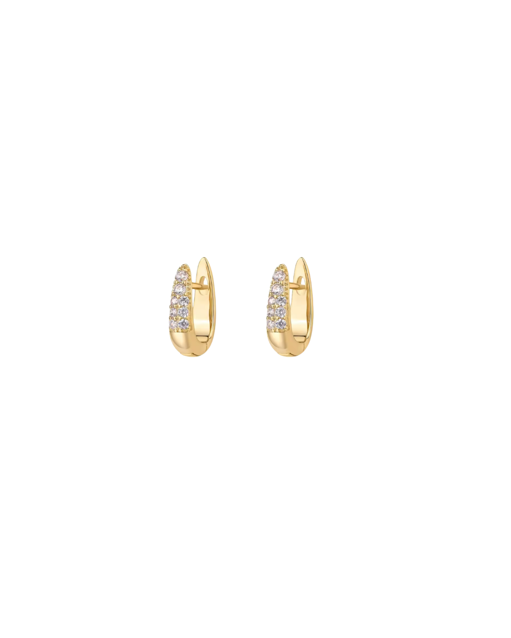 Sienna Pave Hoops